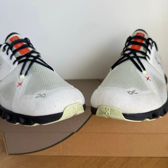 On Cloud X 3 Ivory Flame/White Men Running Sneakers- SZ 12 main image 4